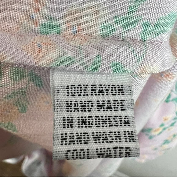 NEW Sokie Collective size S Summer Flutter Dress in lavender floral - Picture 8 of 10